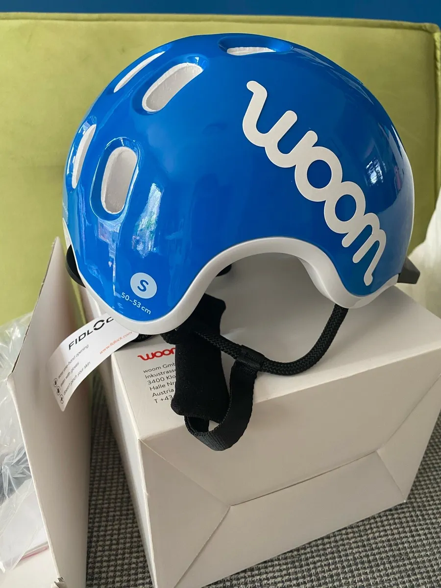 Woom kids bike helmet size S (50-53cm ) sky blue - Image 2