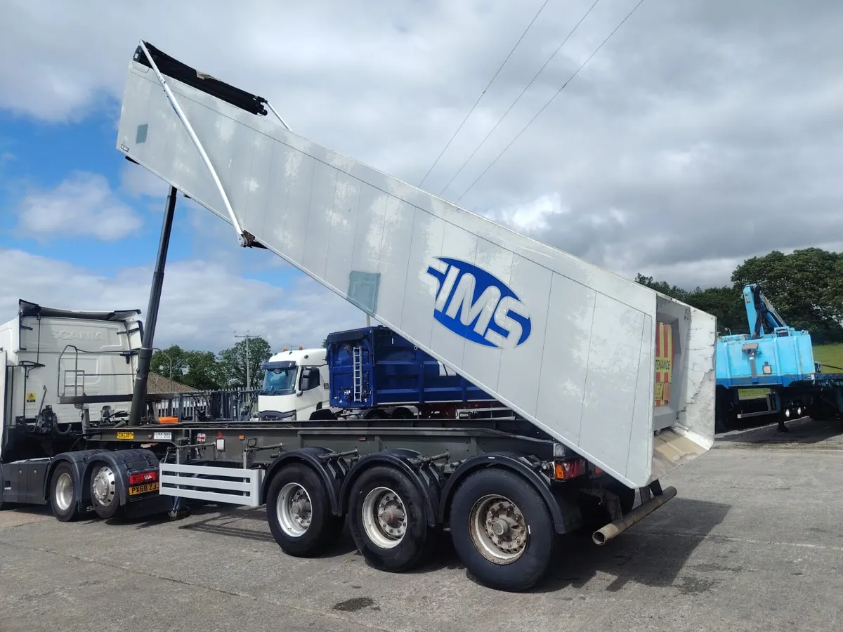 Kelburg alloy aggregate tipping trailer front Lift - Image 2