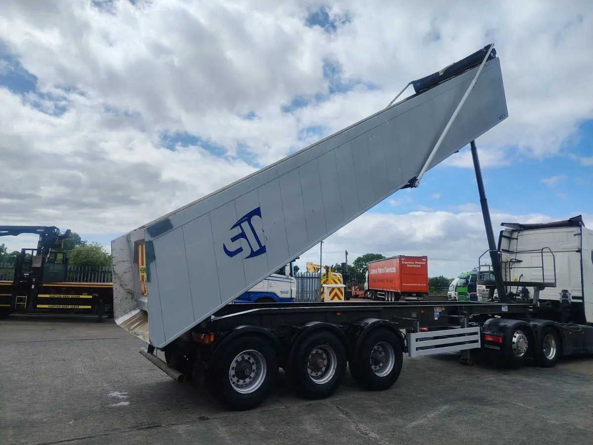 Kelburg alloy aggregate tipping trailer front Lift - Image 1