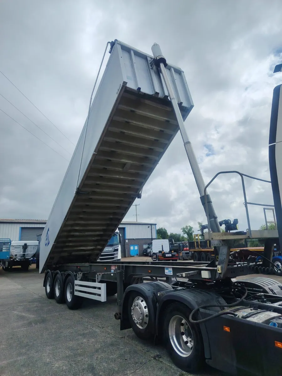 Kelburg alloy aggregate tipping trailer front Lift - Image 3