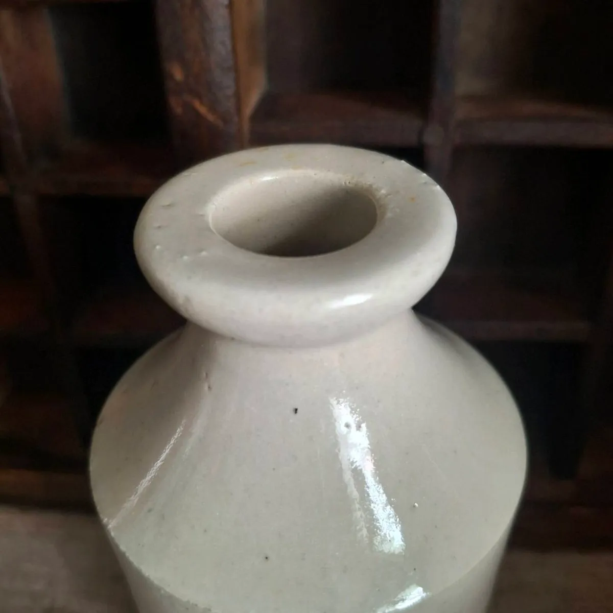 Small Stoneware Ink Bottle - Image 2