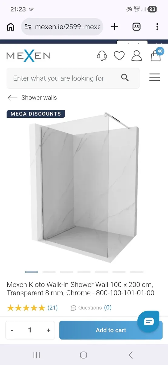 Shower Wall - Image 1