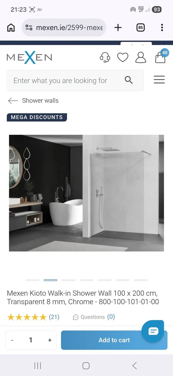 Shower Wall - Image 2