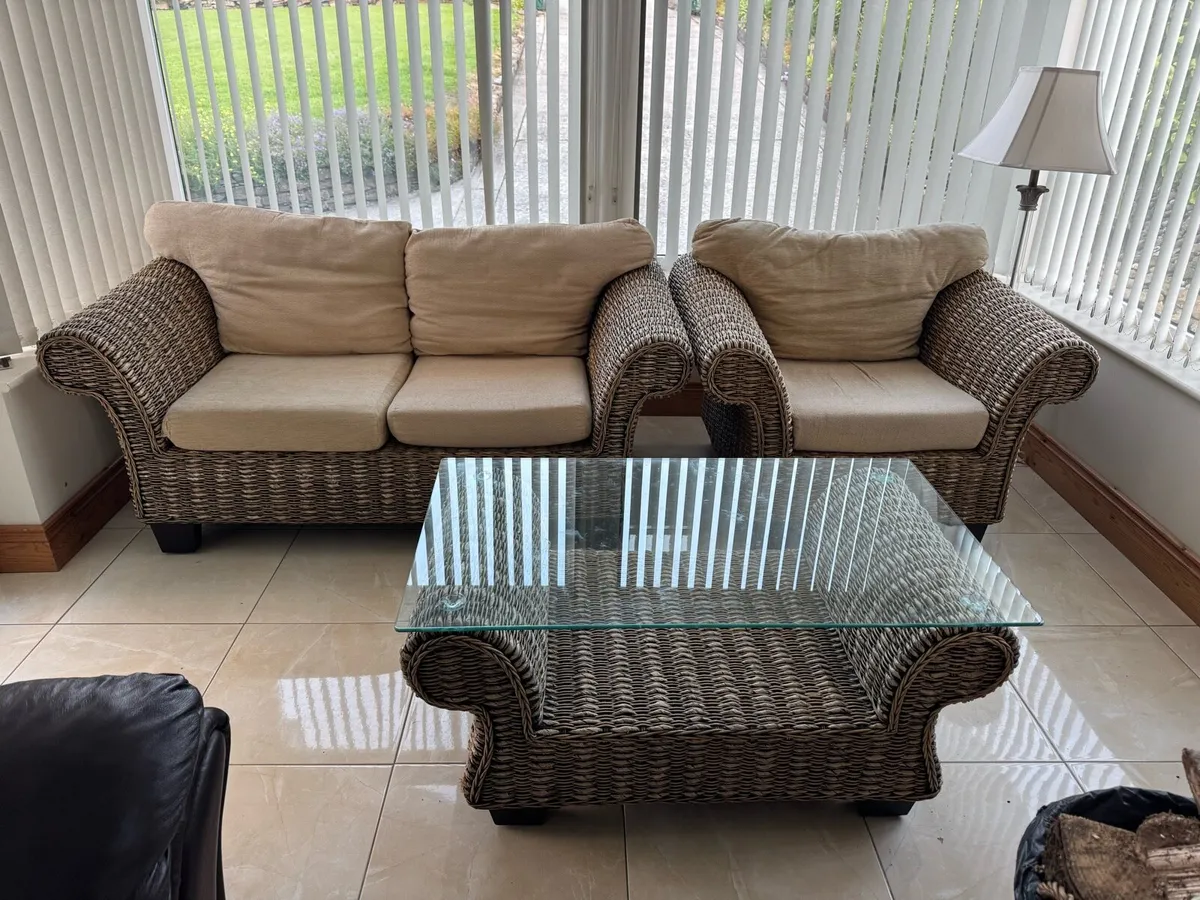 Wicker Furniture Set - Image 2
