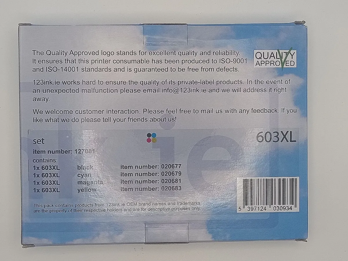 4 pack bundle Printer Ink - Image 3