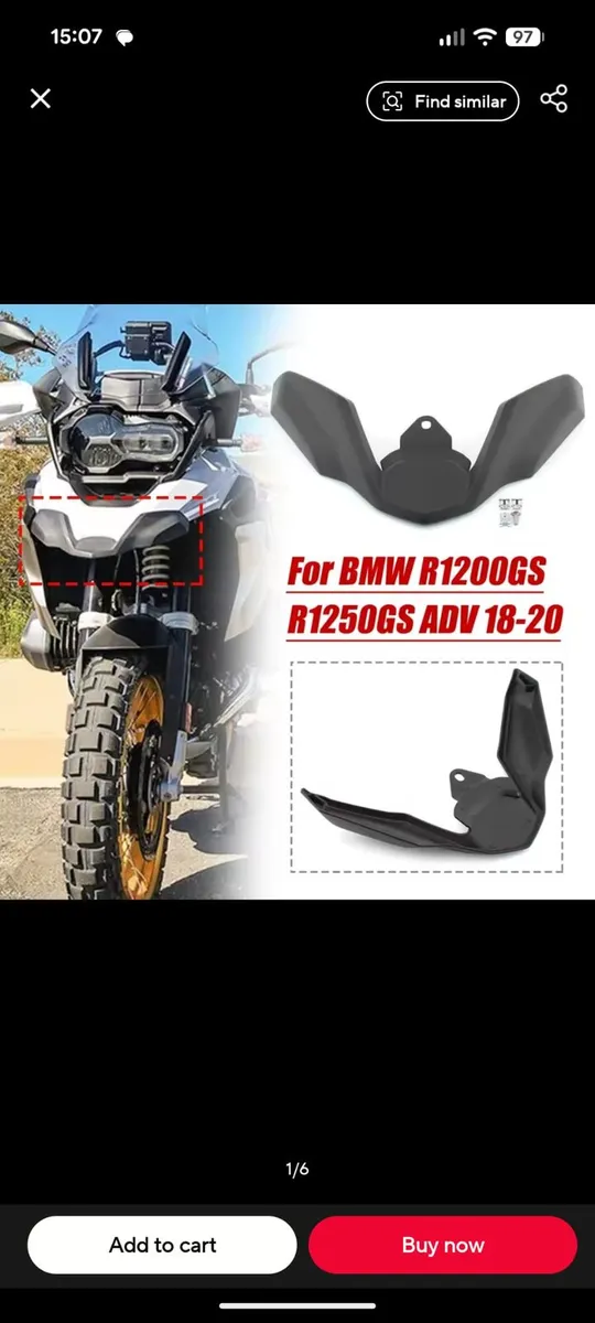 Front fender beak extension - Image 2