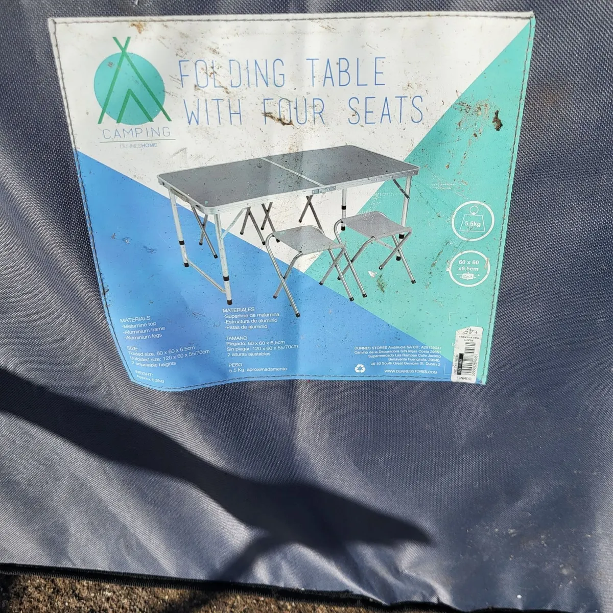 Folding table and chairs