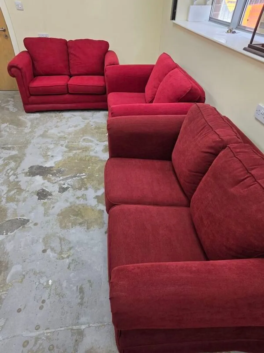 3 two seater couches - Image 1