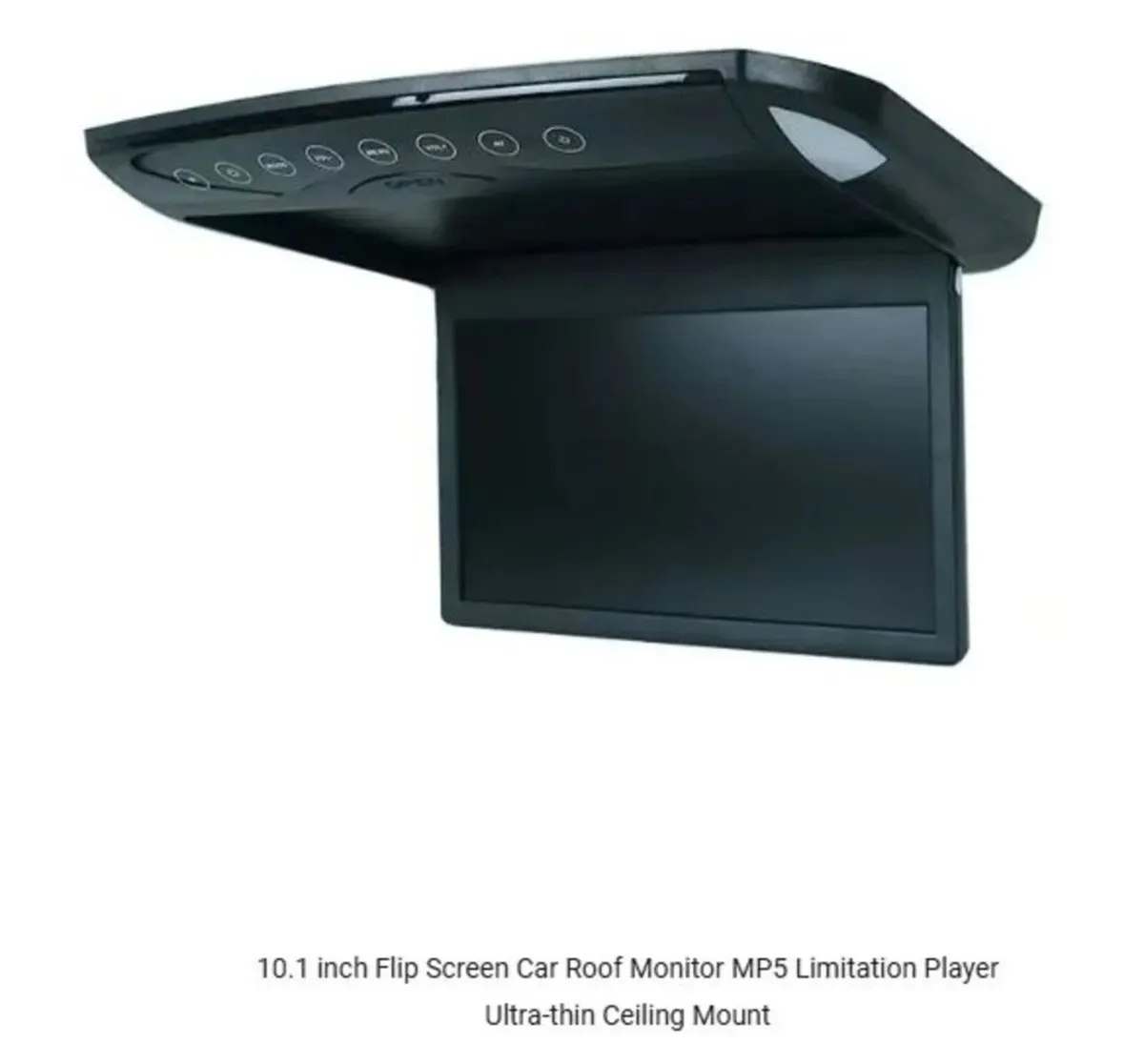 10.1 Inch Car Roof Monitor MP5 Flip Down Screen - Image 3