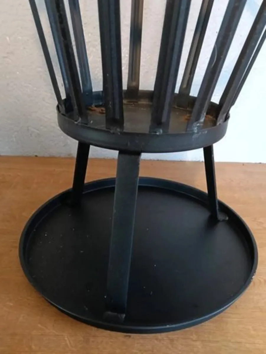 Outdoor Fire Pit Steel Cage - Image 2