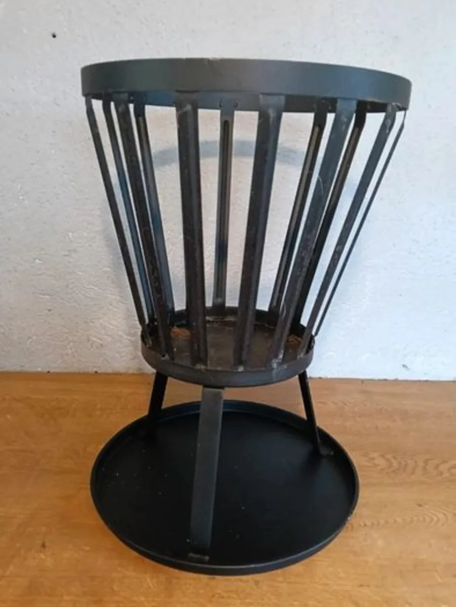 Outdoor Fire Pit Steel Cage - Image 1