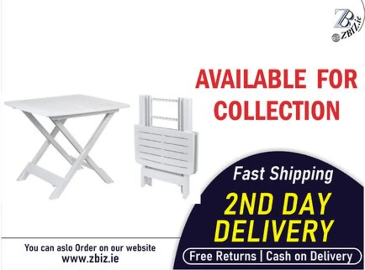 Spetebo Tevere Folding Table 80 x 72 x 70 cm - Image 1