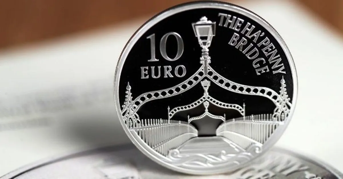 Silver Proof, The Ha,penny Bridge, Dublin. - Image 1