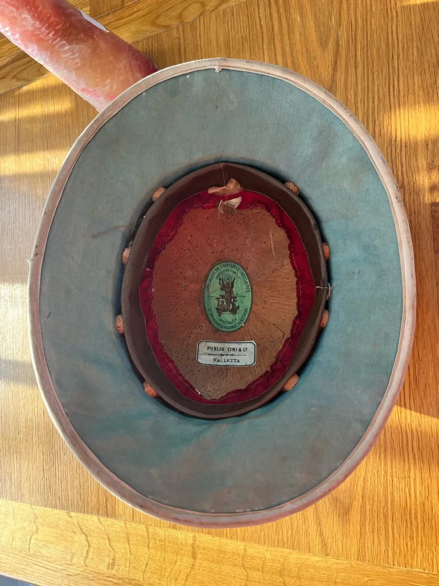 Antique Colonial Pith Helmet - Image 4