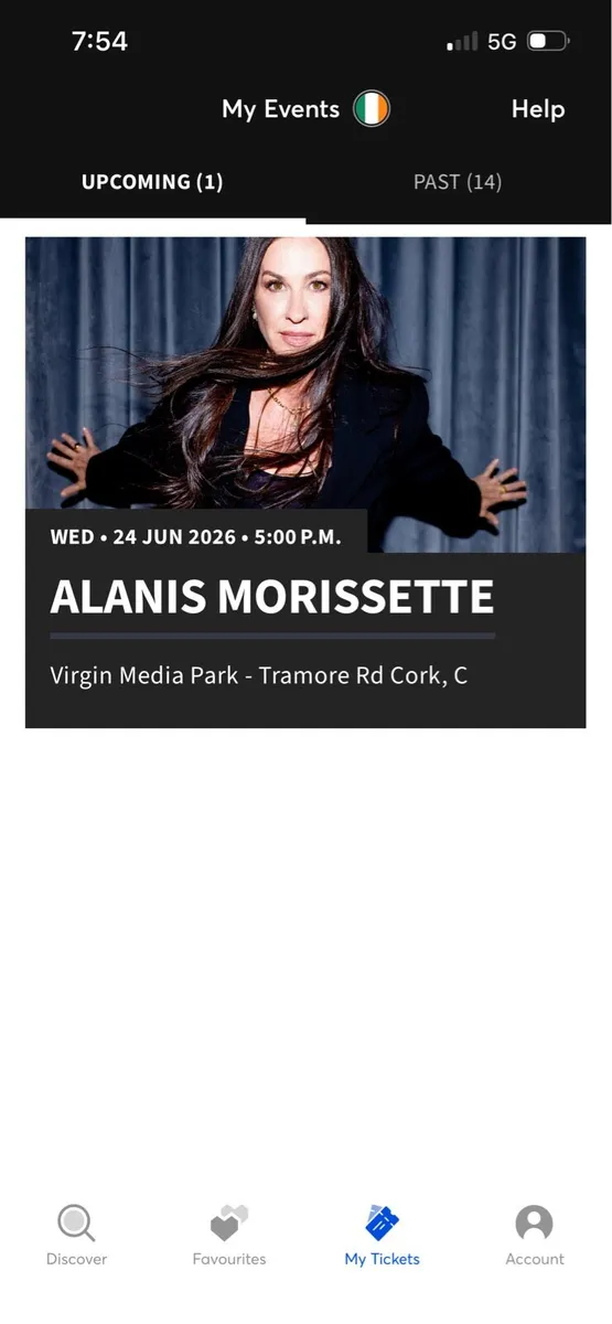ALANIS MORISSETTE Tickets x 2