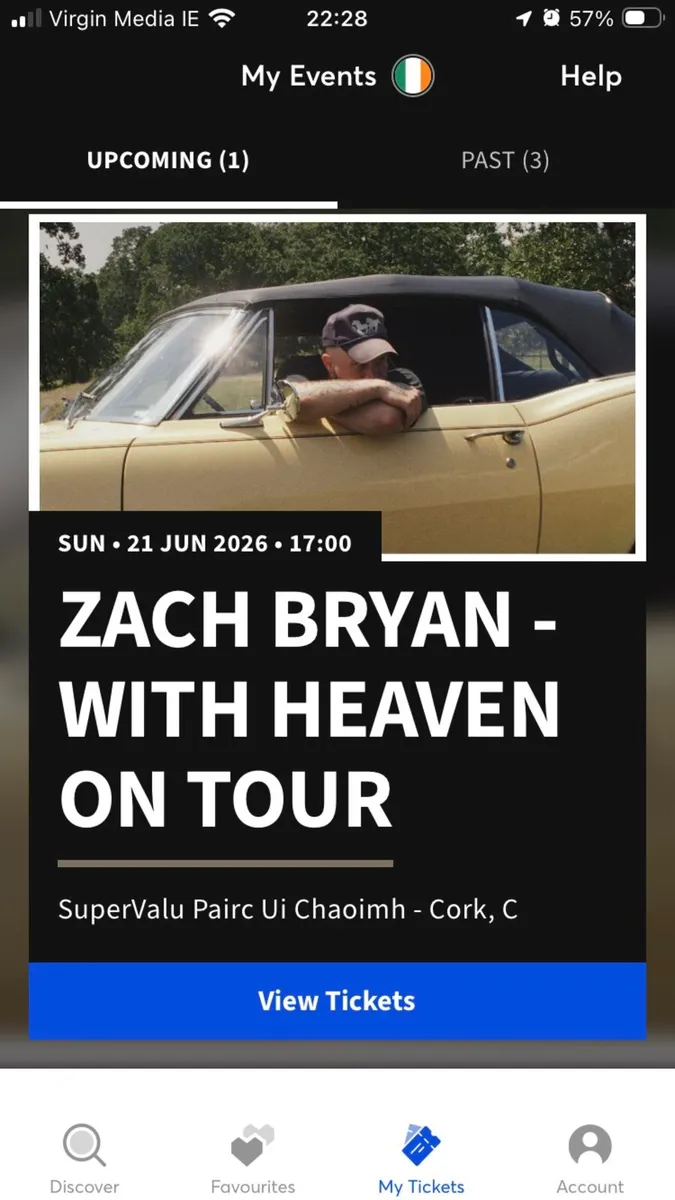 Zach Bryan Sun 21st June - Image 1