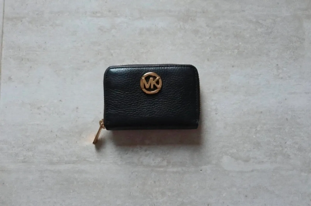 Michael Kors Small Pebbled Leather Coin Purse - Image 1