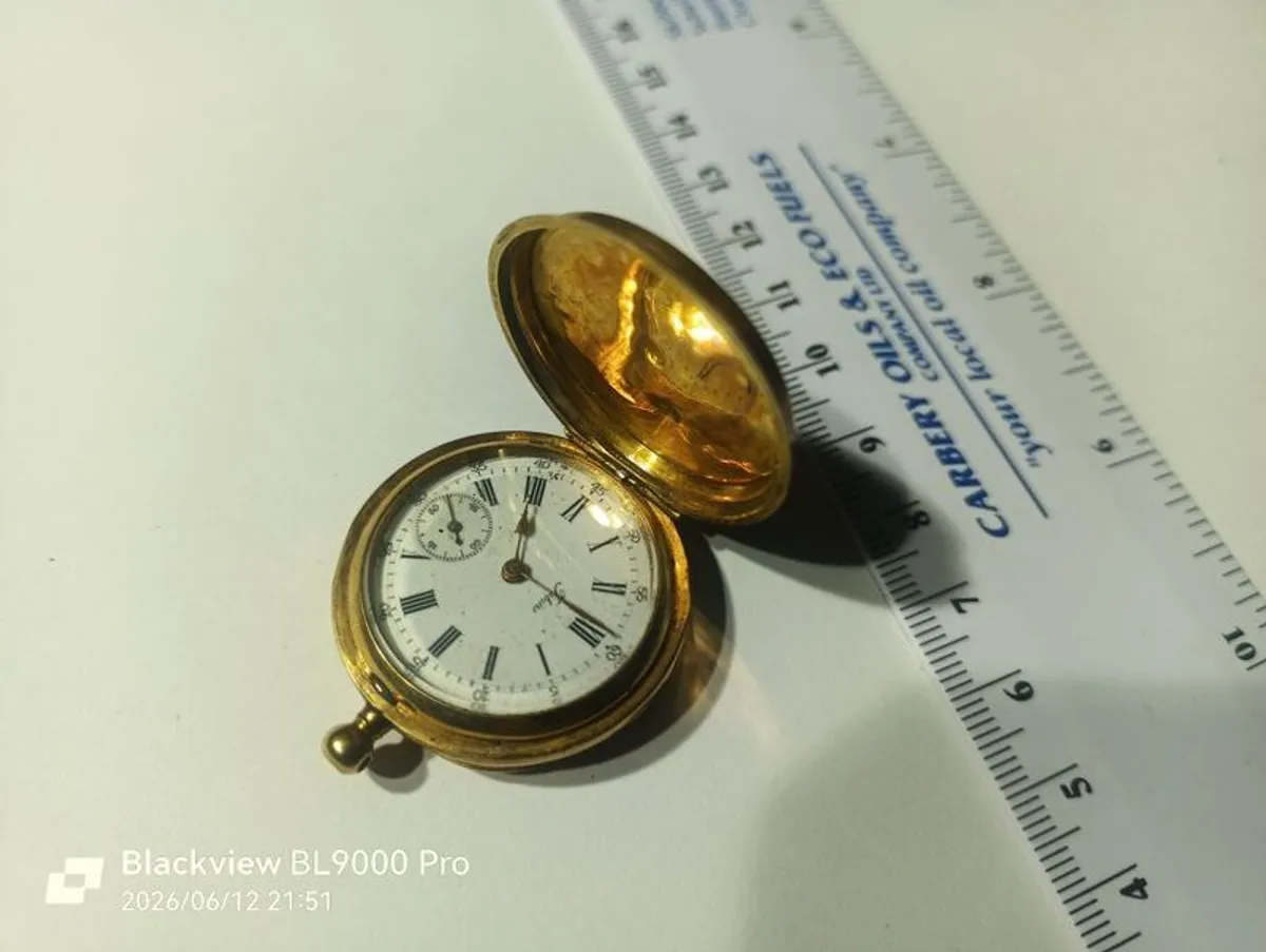 19 century gold watch - Image 2