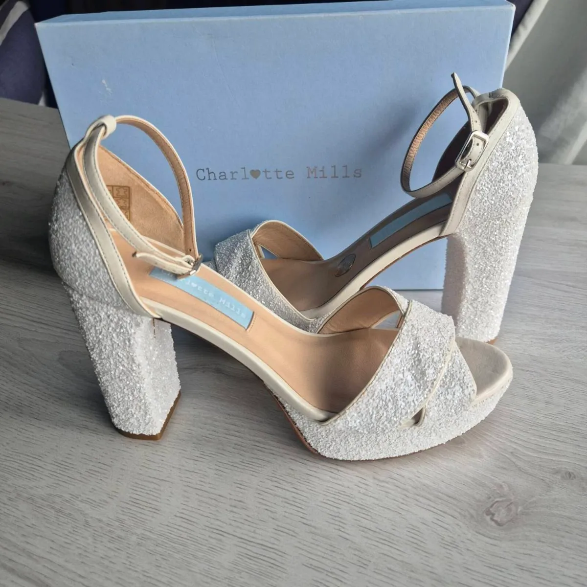 Charlotte Mills, Kali Pearl Luxury Heels, UK 6 EU - Image 1