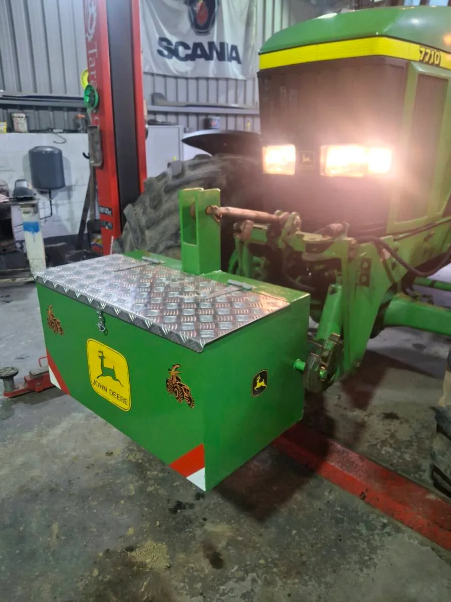 Tractor weight block and toolbox - Image 3