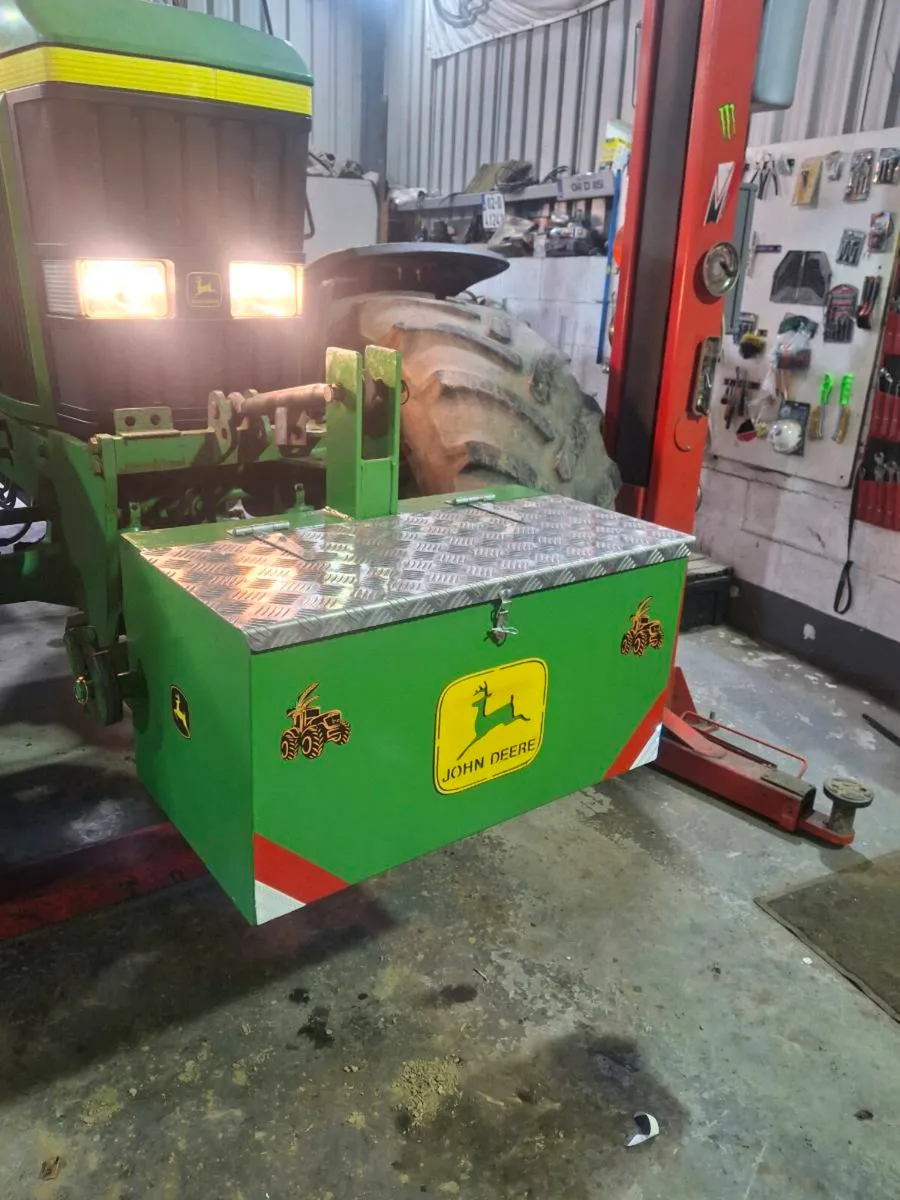 Tractor weight block and toolbox - Image 4