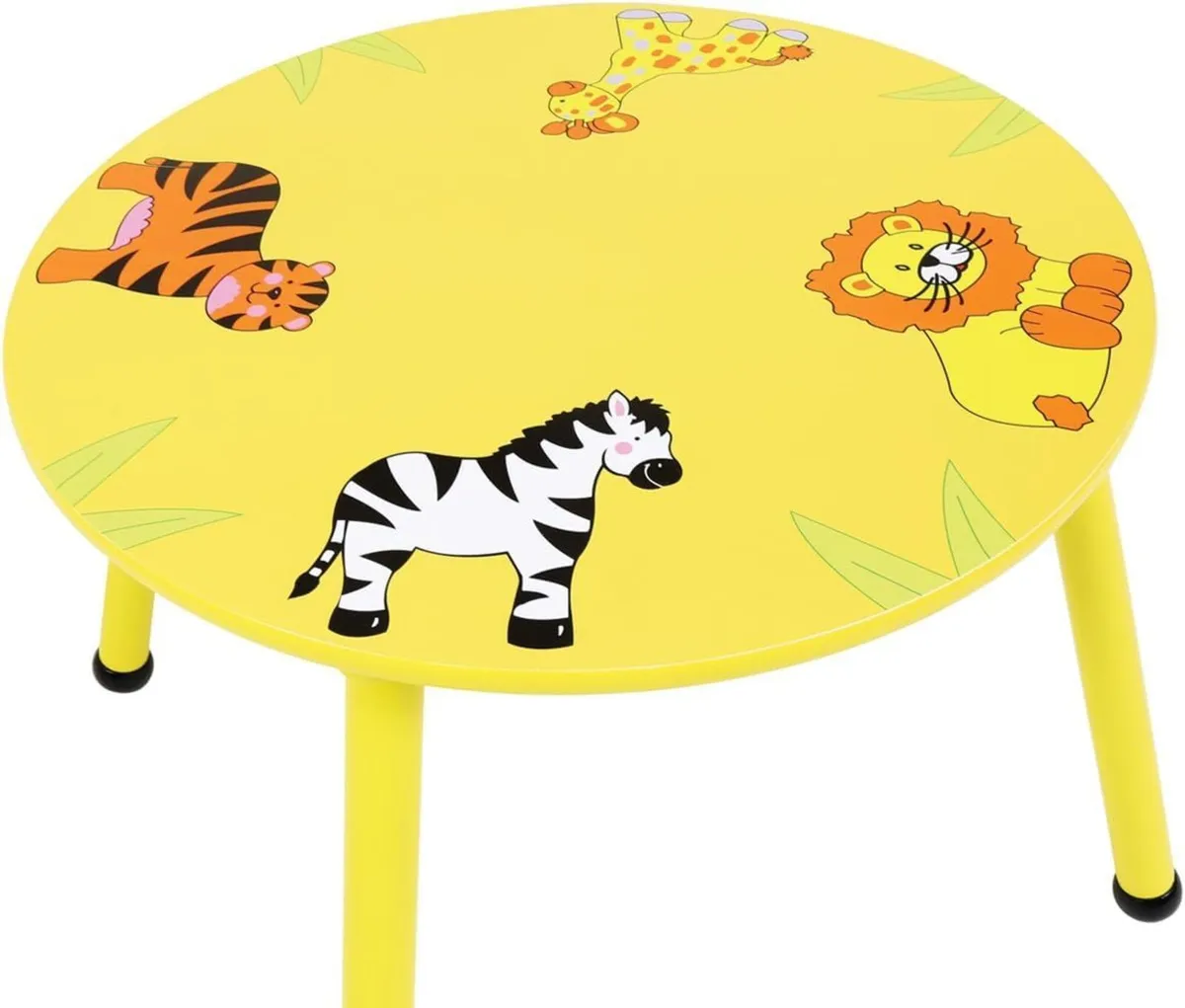Charles Bentley Wood Safari Table & Chairs - Image 3