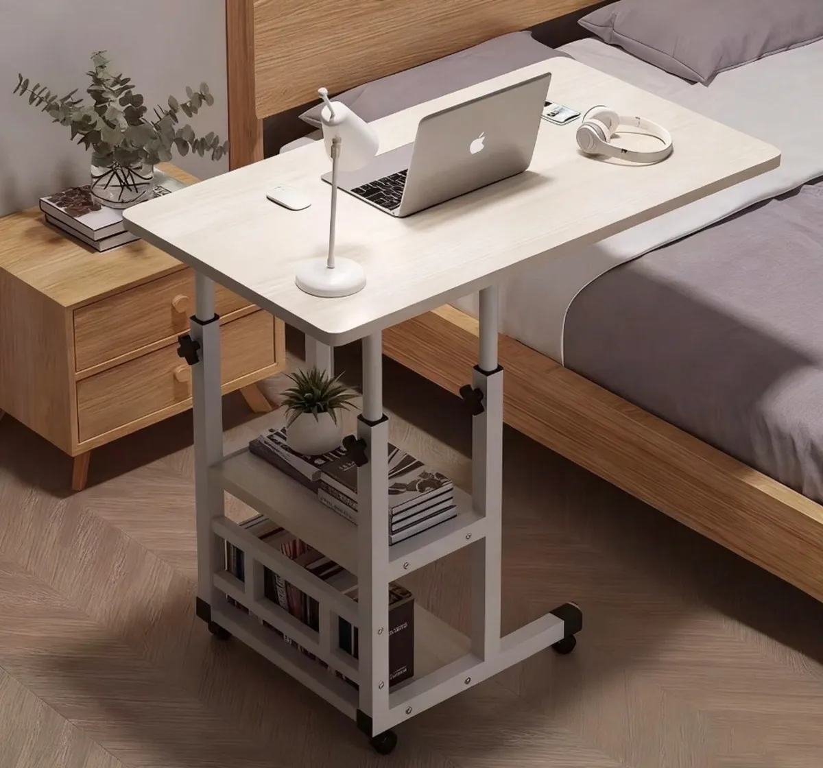 NEW Overbed Table Over Bed Computer Desk - Image 1