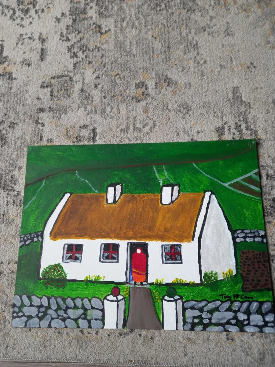 Painting " At  the Cottage"