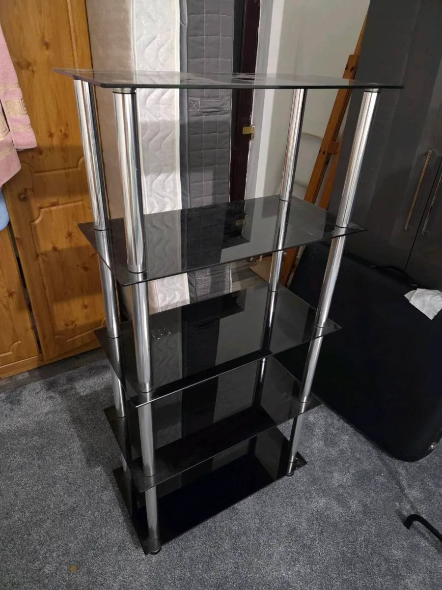 Glass shelves black - Image 2