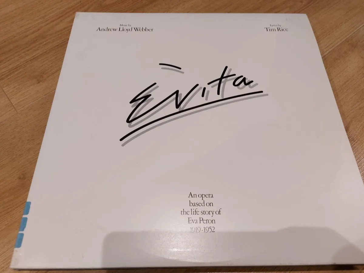 ANDREW LLOYD WEBER - EVITA - DOUBLE LP RECORD - Image 1