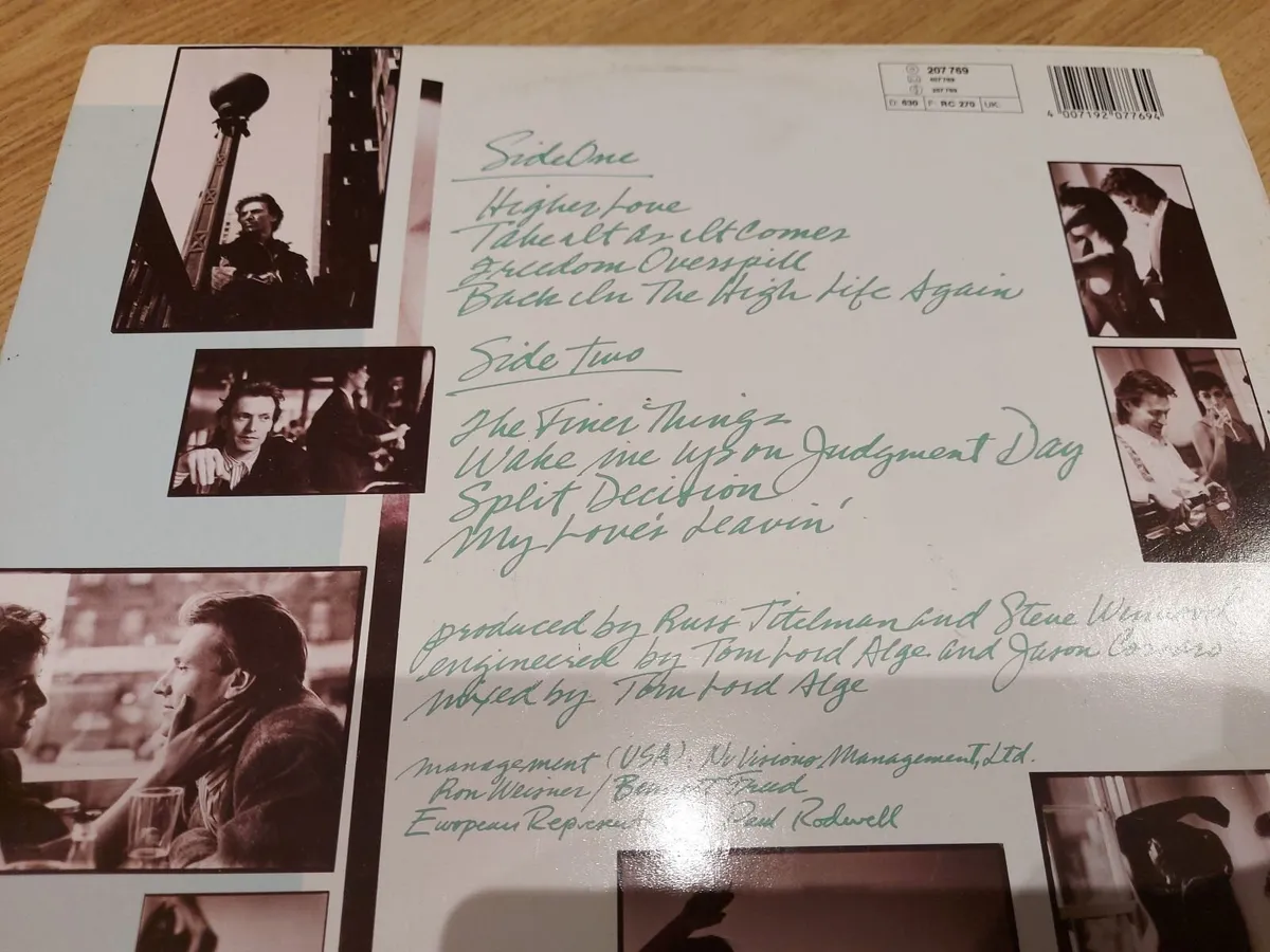 STEVE WINWOOD - BACK IN THE HIGH LIFE - VINYL LP - Image 2