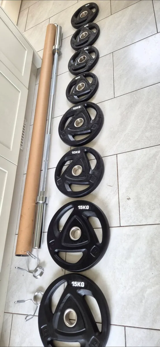 Brand new olympic weight lifting set  D - Image 1