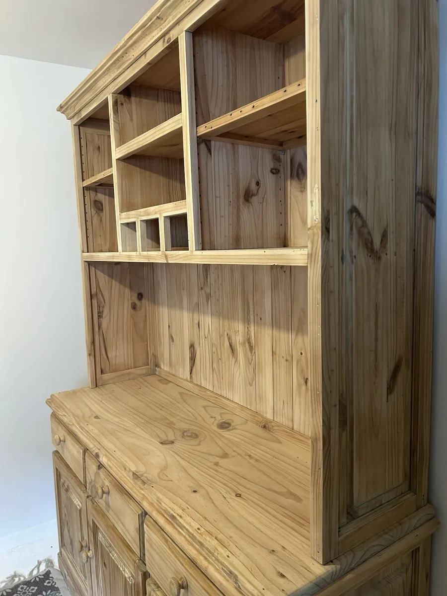 Large Solid Pine Welsh Dresser - Image 4