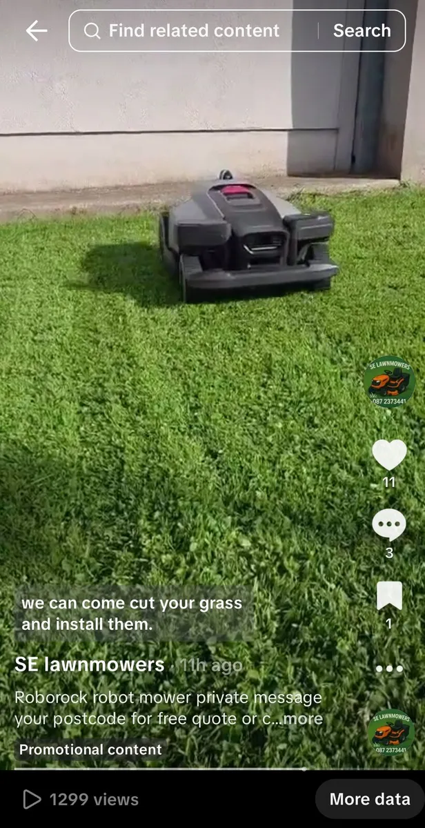 Roborock lawnmower for sale - Image 2
