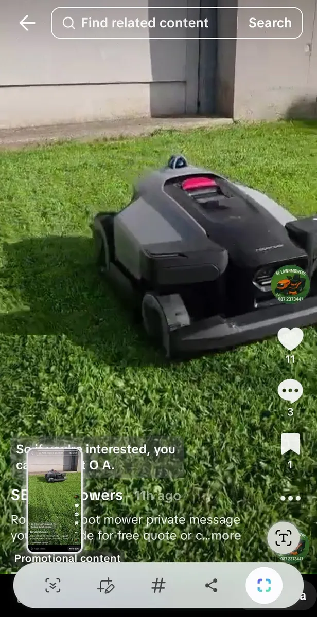 Roborock lawnmower for sale - Image 1