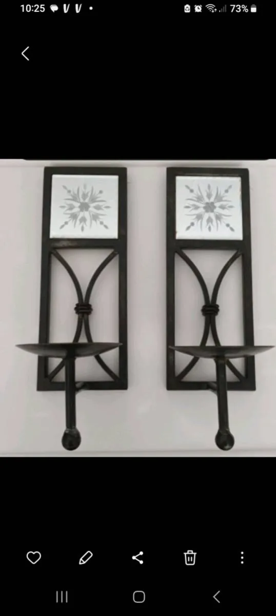2 candle holders - Image 2