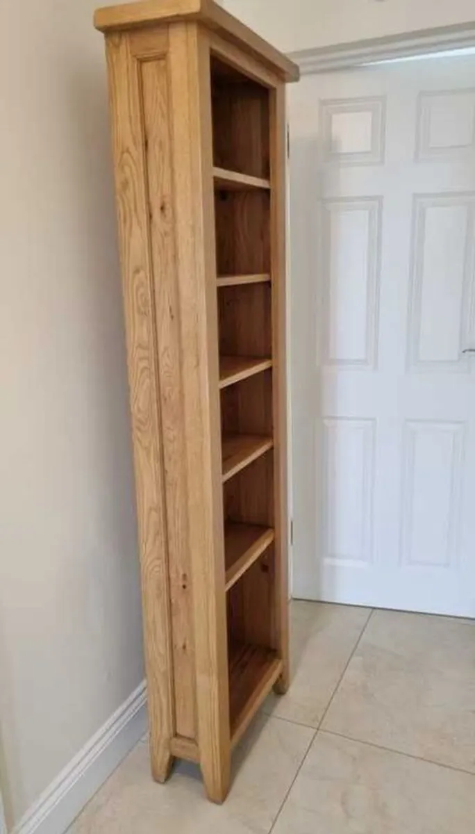 Slim Strawbridge Bookcases Solid Oak - Image 2