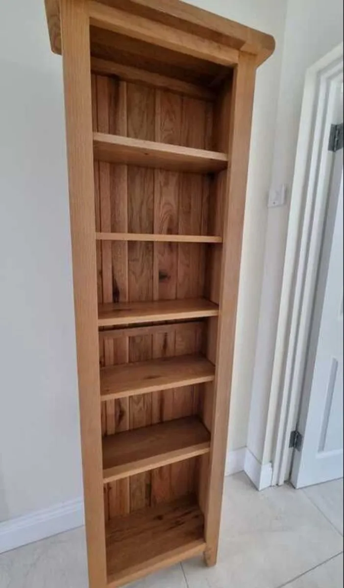 Slim Strawbridge Bookcases Solid Oak - Image 3
