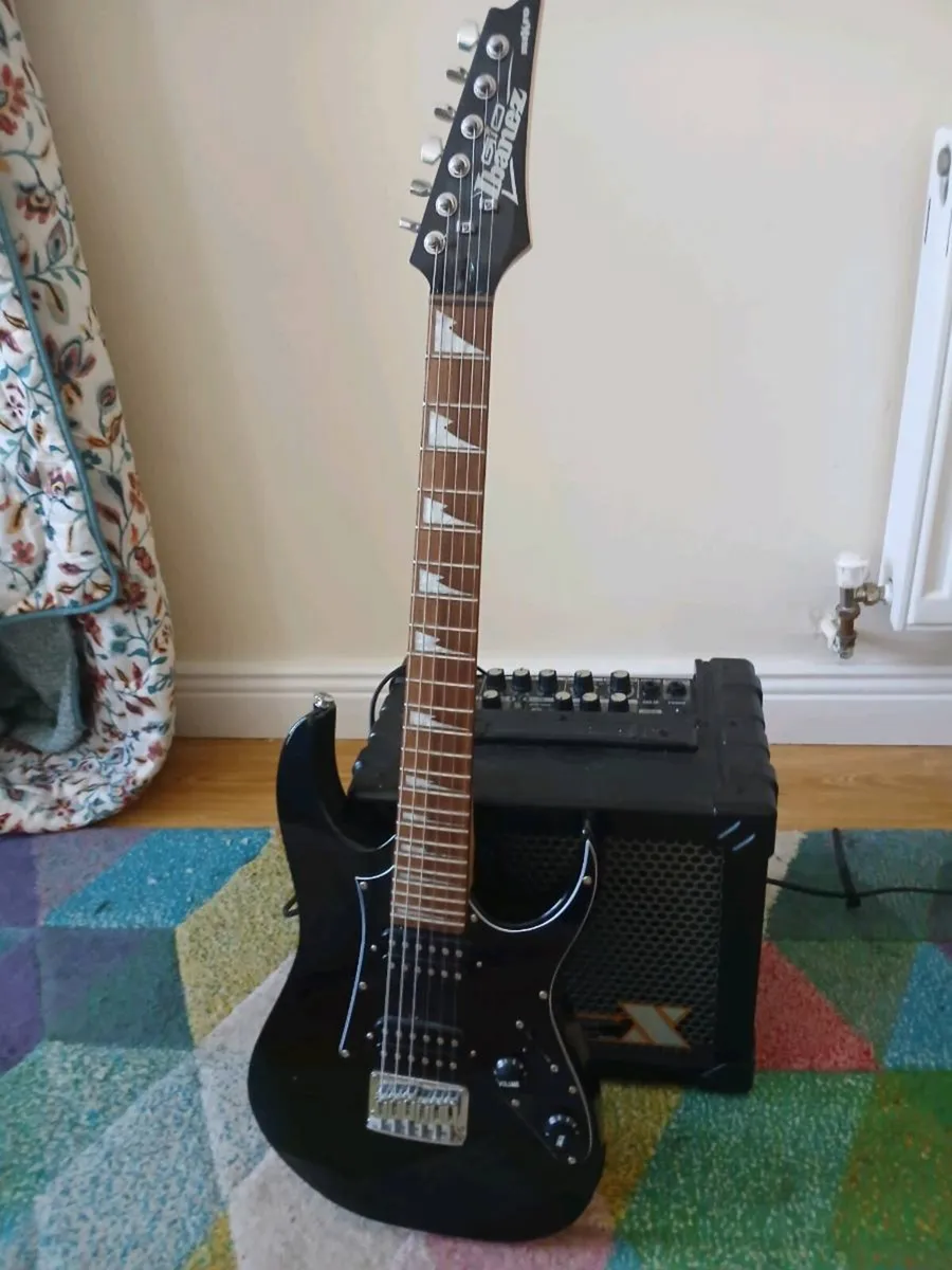 Electric guitar+amp - Image 1