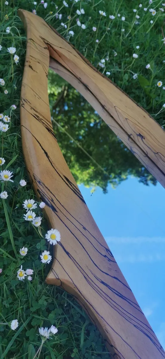 Handcrafted beech mirror - Image 2