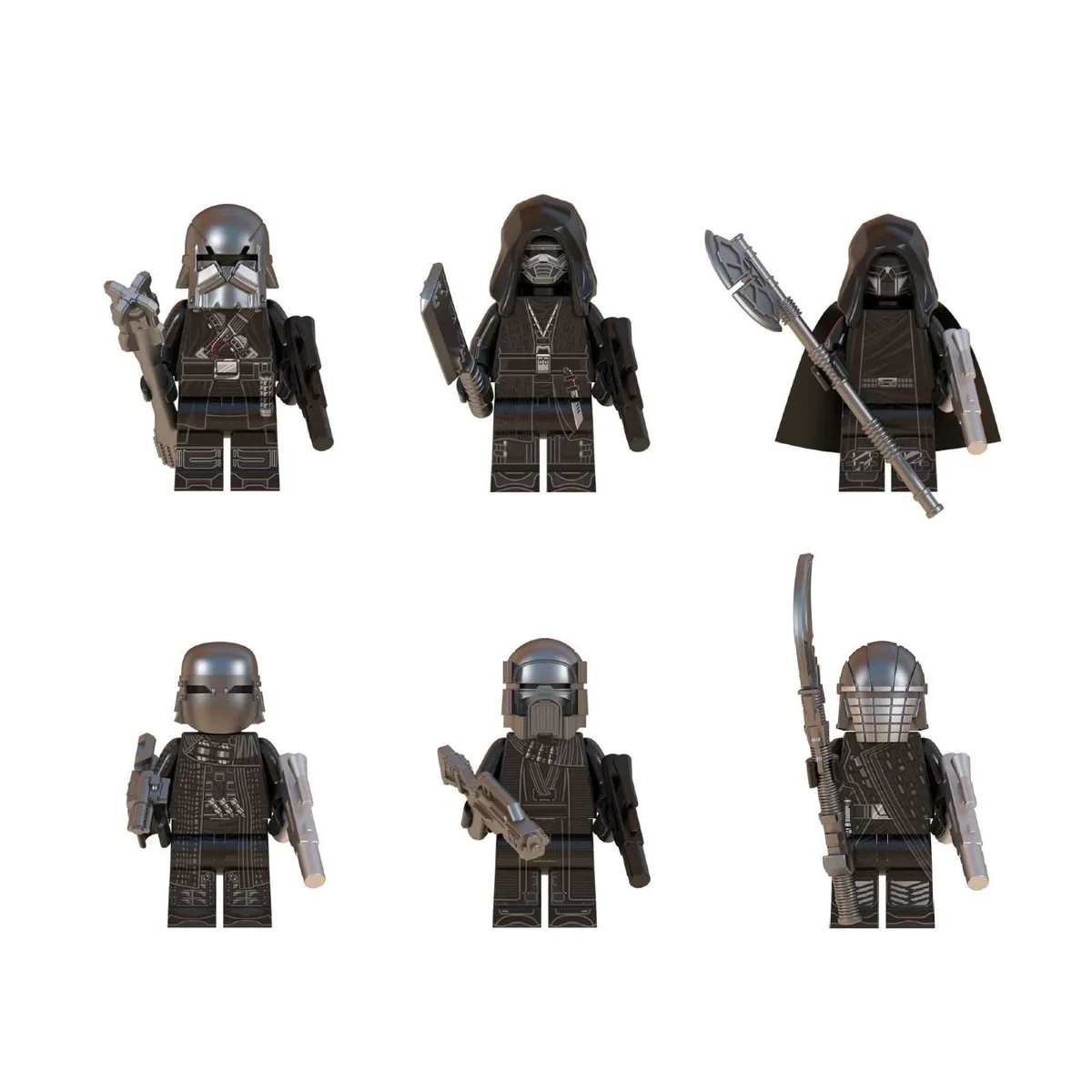 [6-pack] Knights of Ren StarWars Minifigure Bundle - Image 1