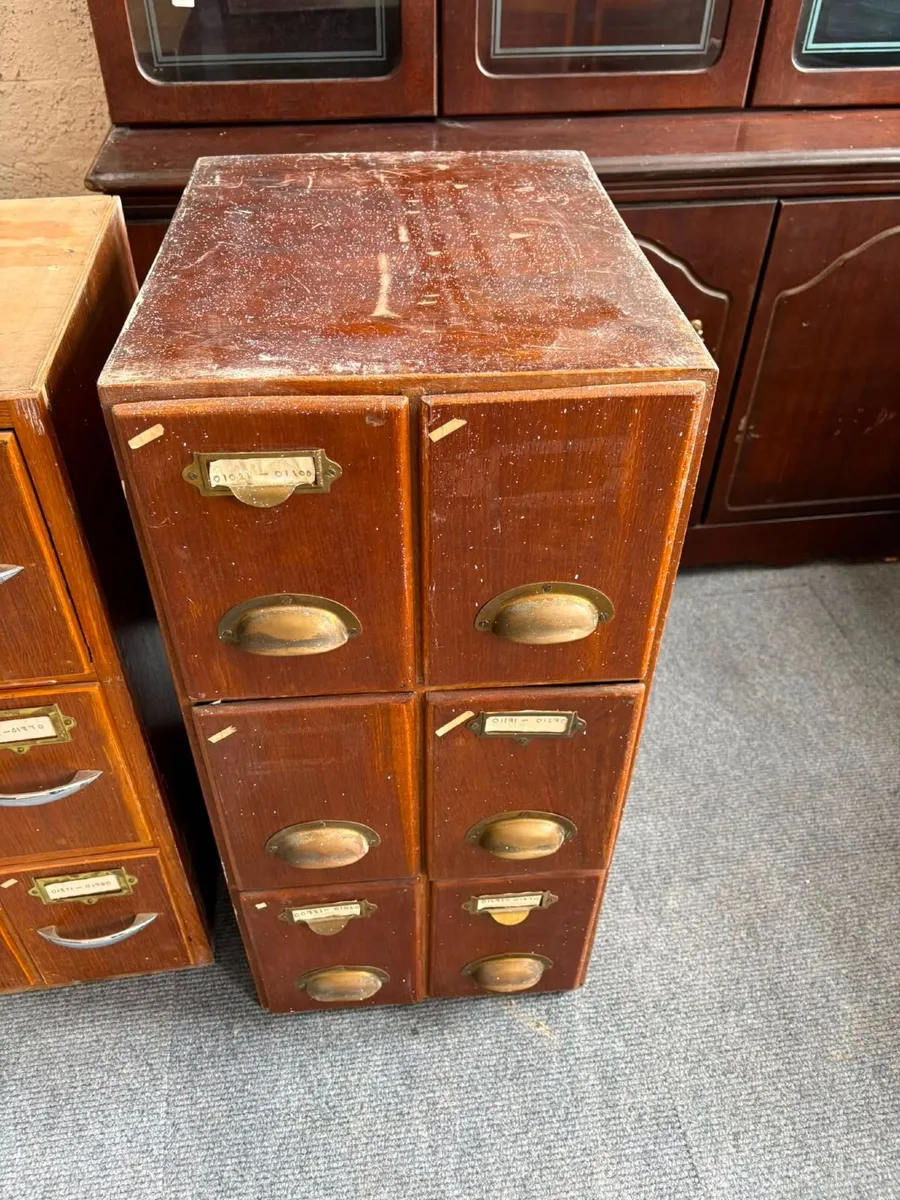Vintage Chemist Drawers -£75+VAT COLLECTION - Image 1