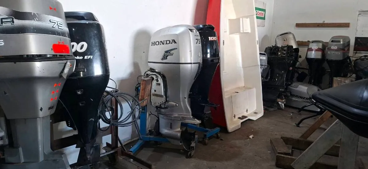 75hp Honda in Horsepower Workshop - Image 2