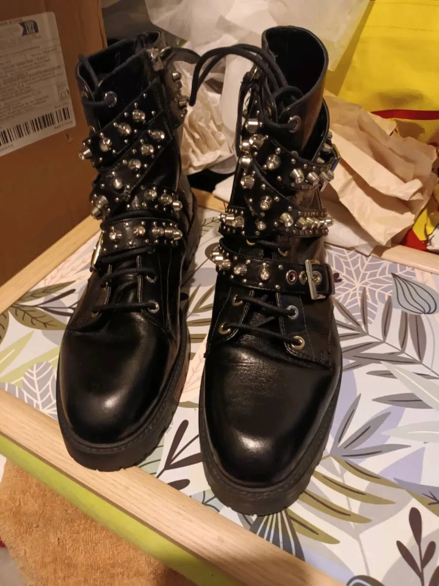 Studded boots - Image 1
