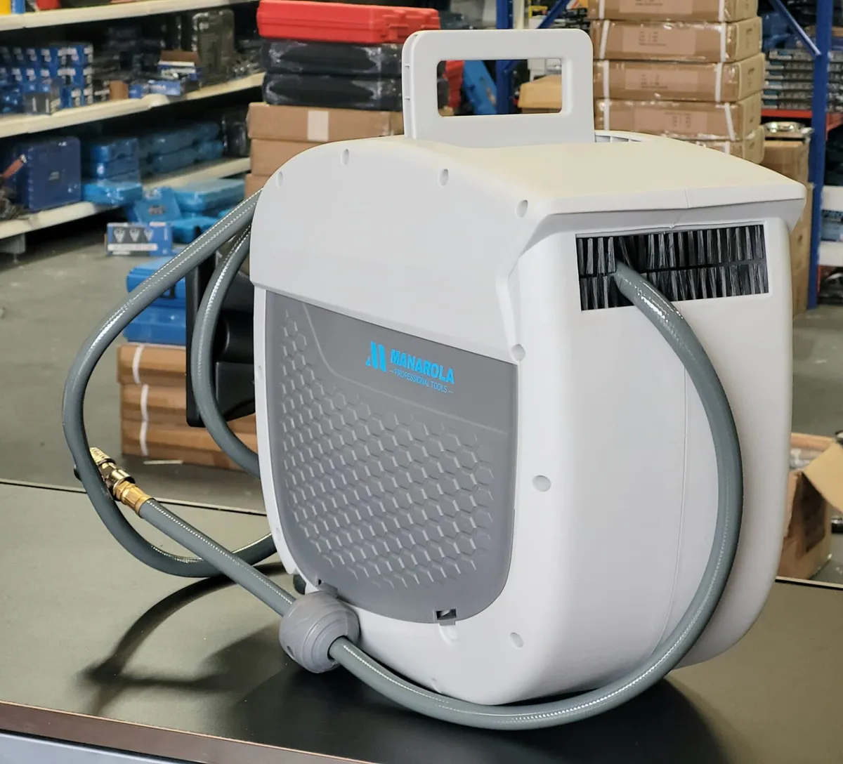 30 Meter 3/8″ Automatic Retractable Air Hose Reel
