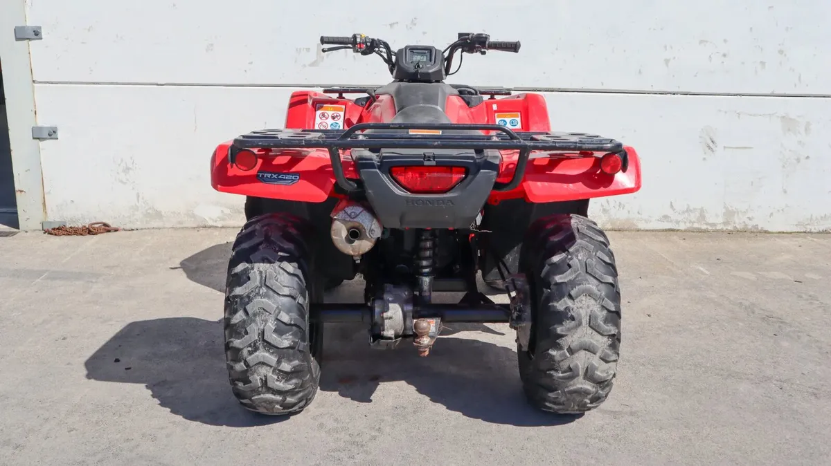 2021 Honda TRX420FM Quad - Image 4