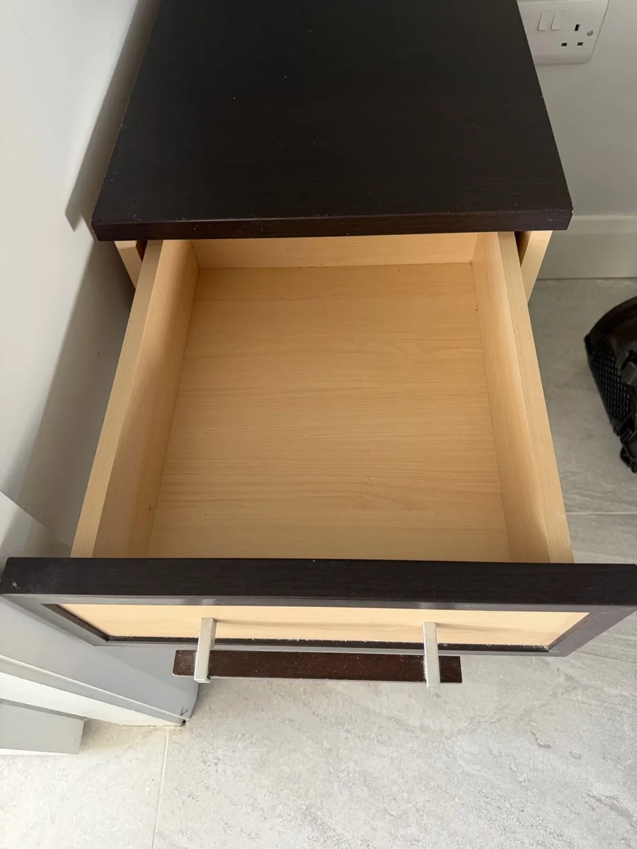 Bedside locker - 3 Drawer - Image 3