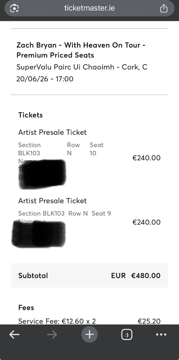 Zach Bryan Premium Tickets 20th June For Sale - Image 2