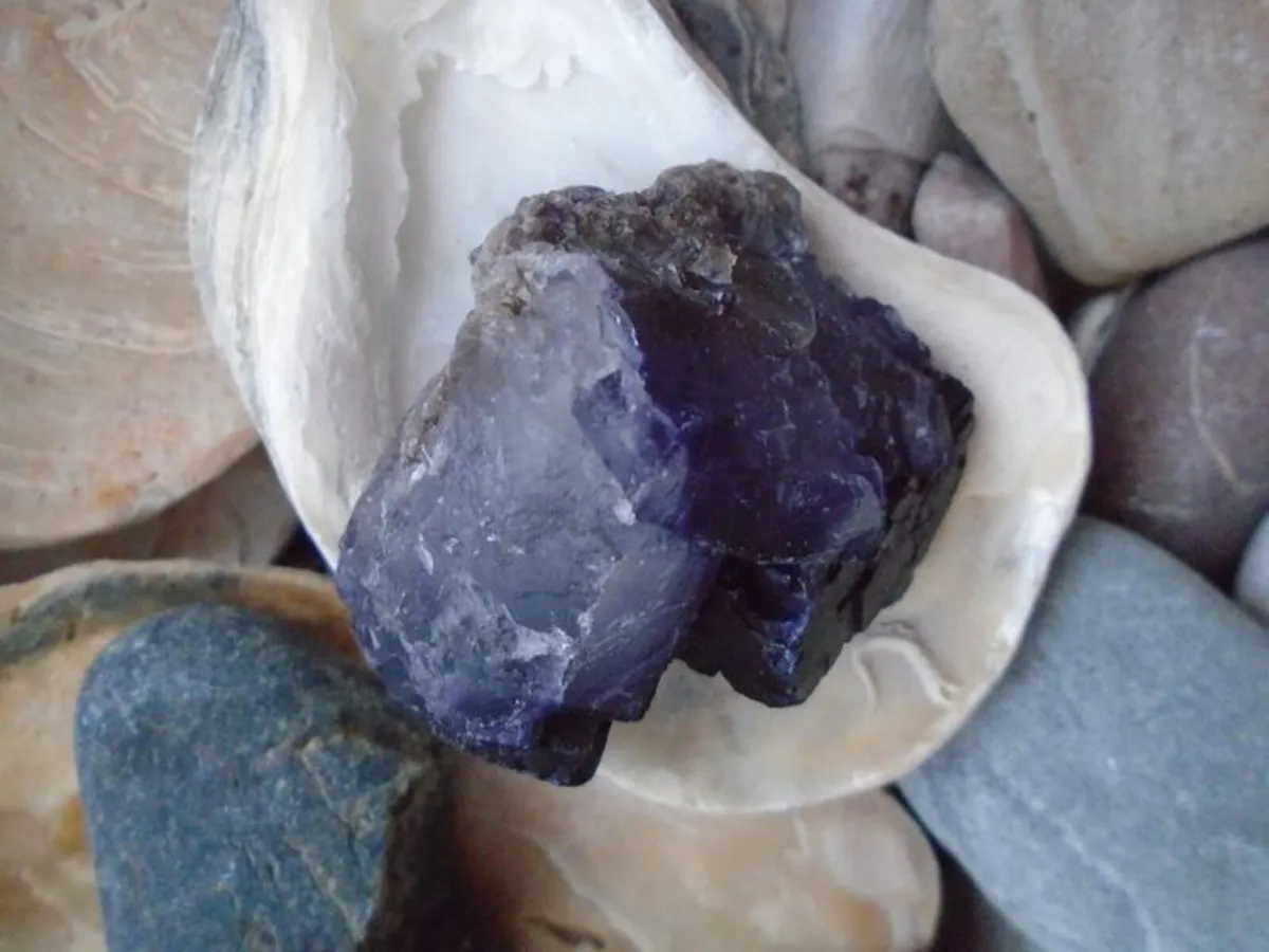 Purple Cubic Fluorite.Crystals, Gemstones - Image 2