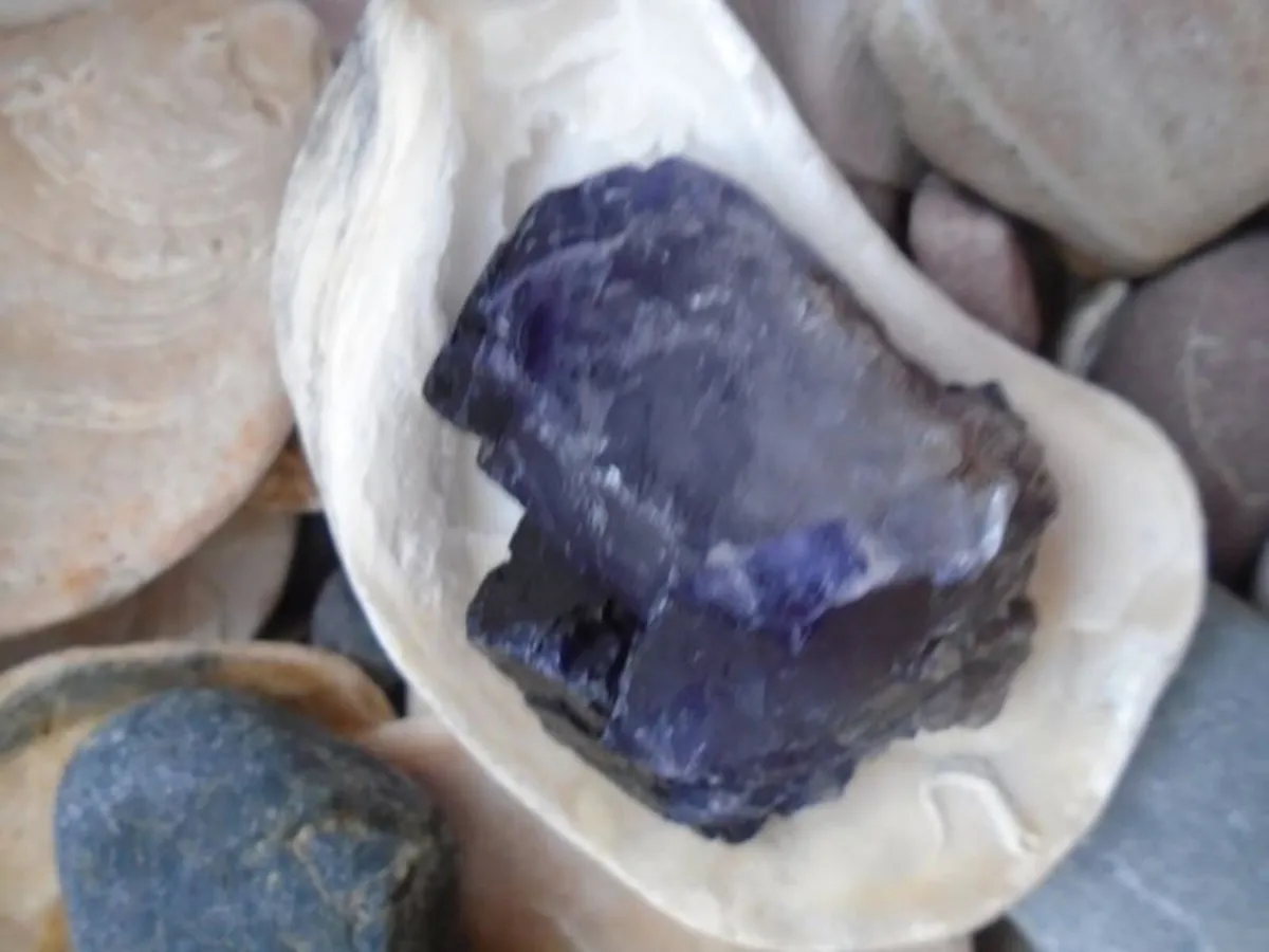 Purple Cubic Fluorite.Crystals, Gemstones - Image 4
